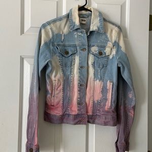 Denim Tye dye jacket